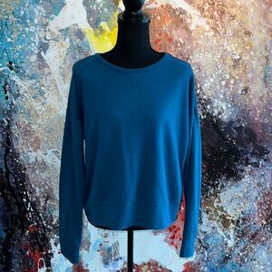 NWOT Blue Nike Dri-Fit Yoga Sweatshirt